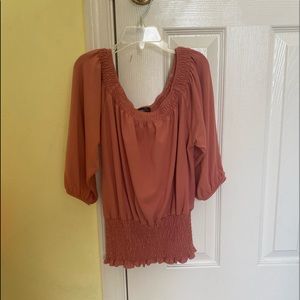 Pink off the shoulder top by Rue 21 (XS)